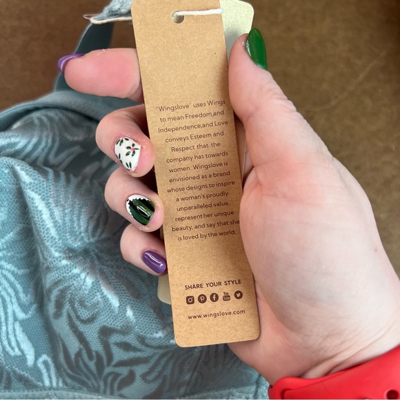 Wingslove Full Coverage Minimizer Wirefree Bra, size 44B NWT - Picture 6 of 8